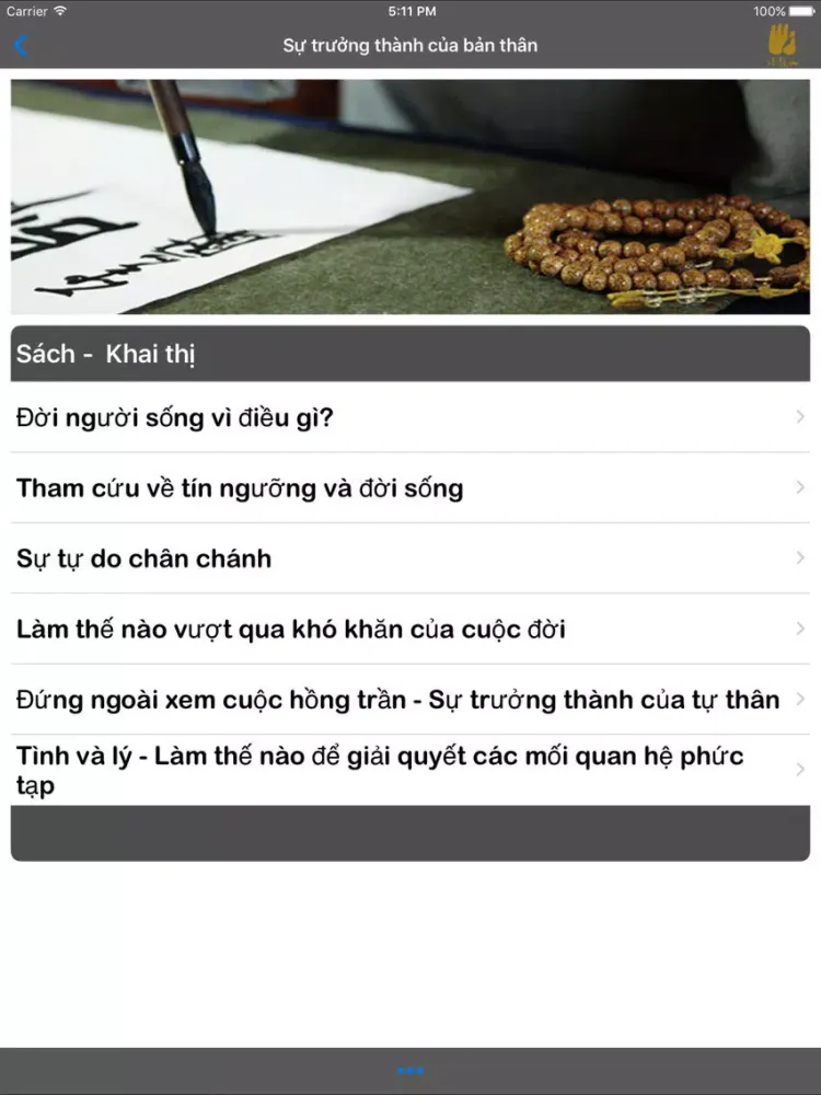 Captures d'écran de Sự trưởng thành của bản thân iPad 
