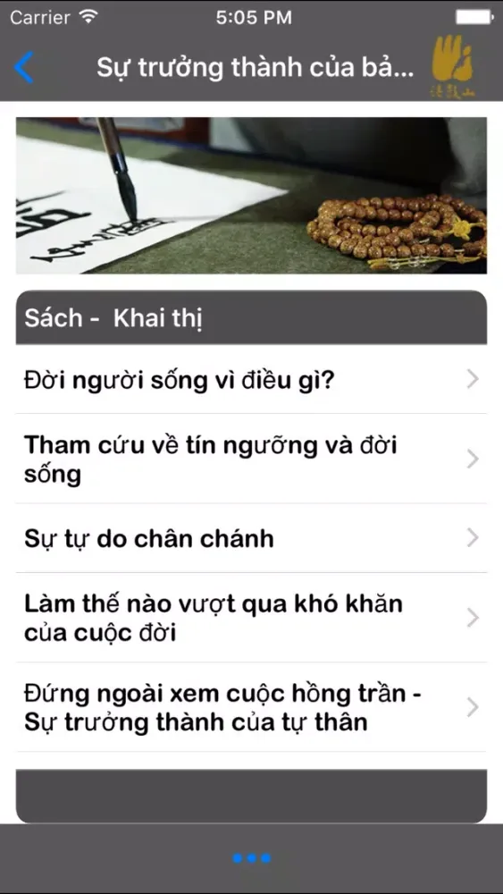 Captures d'écran de Sự trưởng thành của bản thân