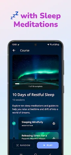 Tangkapan layar Deep Meditate: Relax & Sleep
