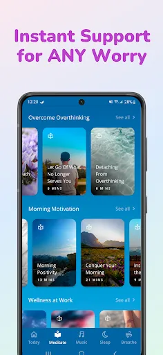 Tangkapan layar Deep Meditate: Relax & Sleep
