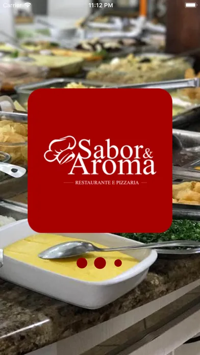 Capturas de tela do Restaurante Sabor e Aroma