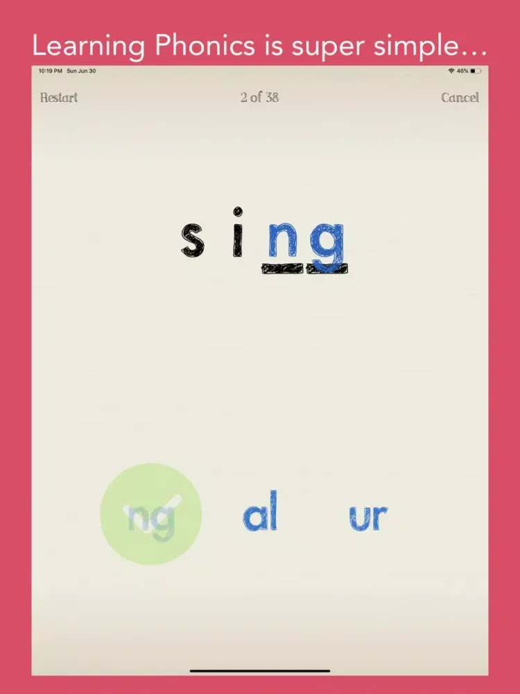 Simply Phonics iPad  স্ক্রিনশট