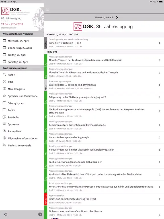 DGK JT 2019 iPad  Screenshots