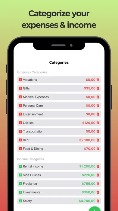 Expense Tracker & Spending سکرین شاٹس