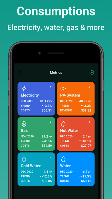 Captures d'écran de Energy Tracker Stromverbrauch