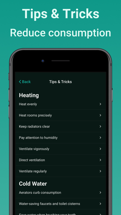 Captures d'écran de Energy Tracker Stromverbrauch