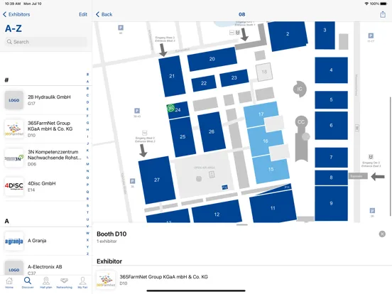 Zrzuty ekranu AGRITECHNICA iPad 