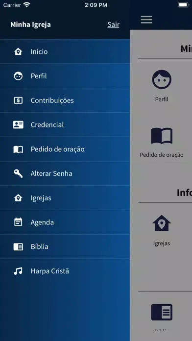 Capturas de tela do AD Ferreira - Membros