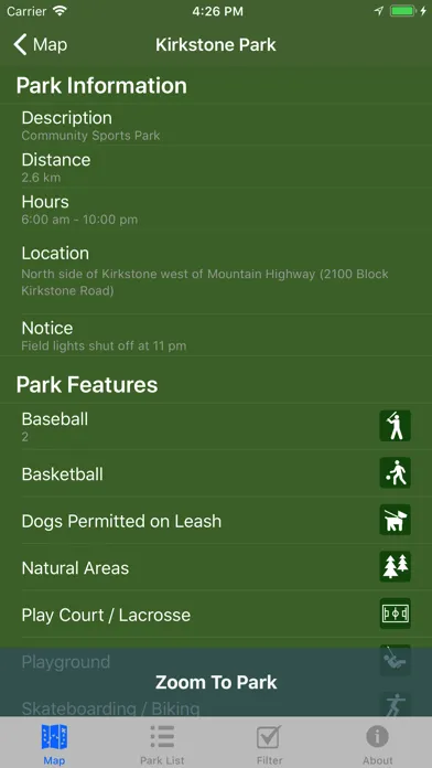 DNV Parks Screenshots
