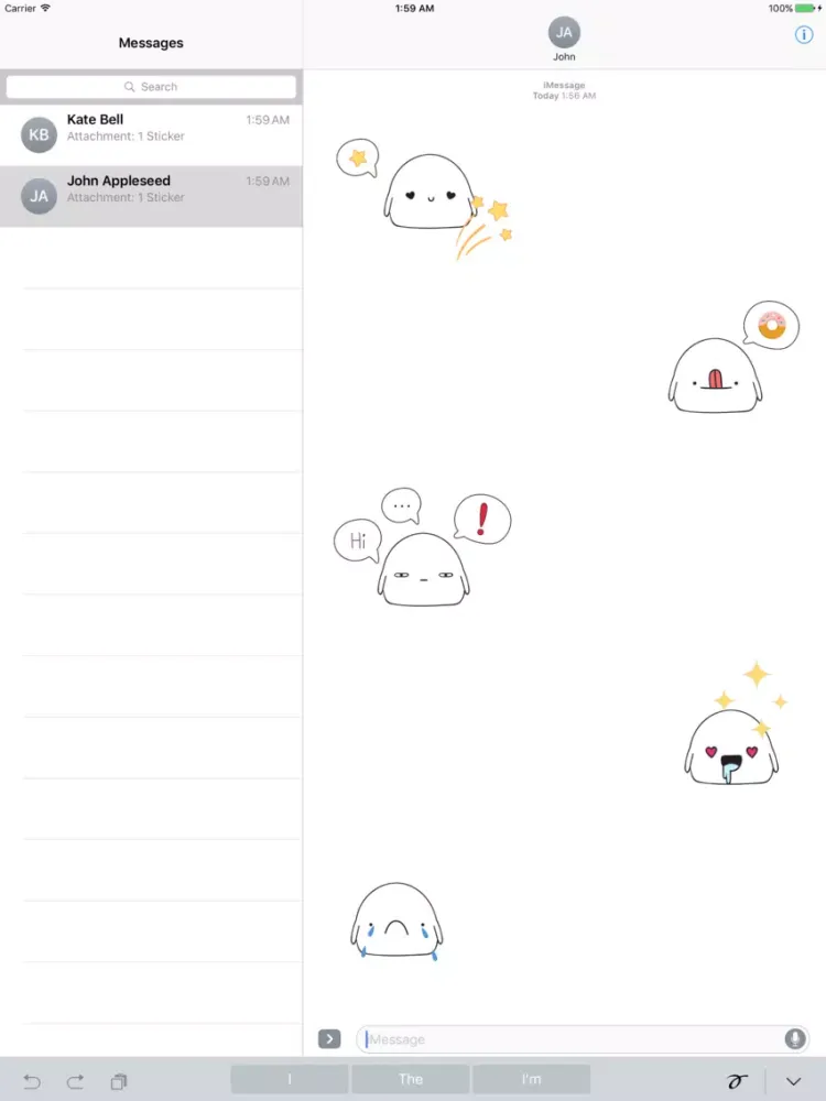 Tangkapan layar Mashu Maro - Cute Fun Marshmallow Neko iPad 