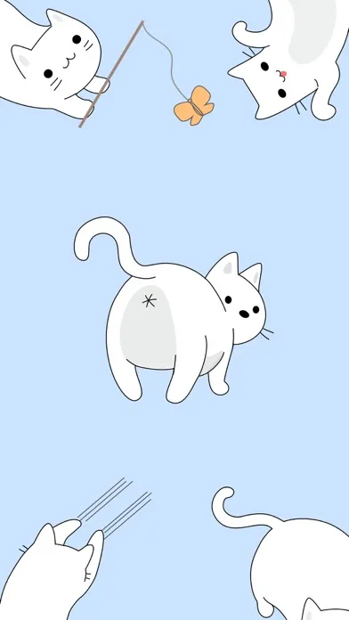 صور Yuki Neko - Kitty Cat Fun Pet Stickers