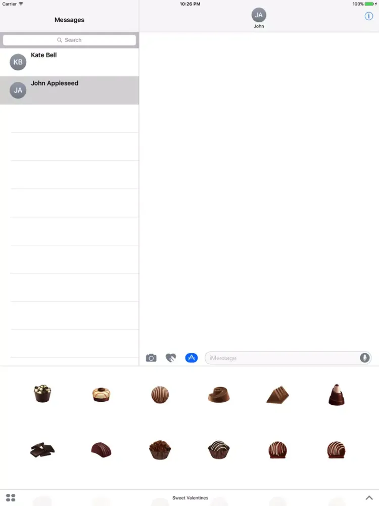 Sweet Valentine's - Delicious Chocolates for Lover iPad  Screenshots
