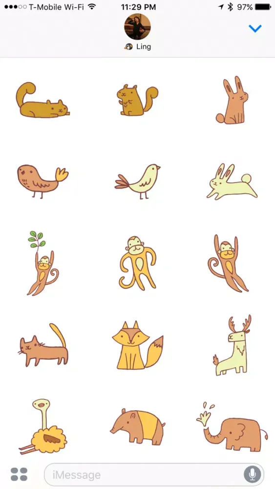 Zoo Friends - Fun Animal Puns with Speech Bubbles应用截图