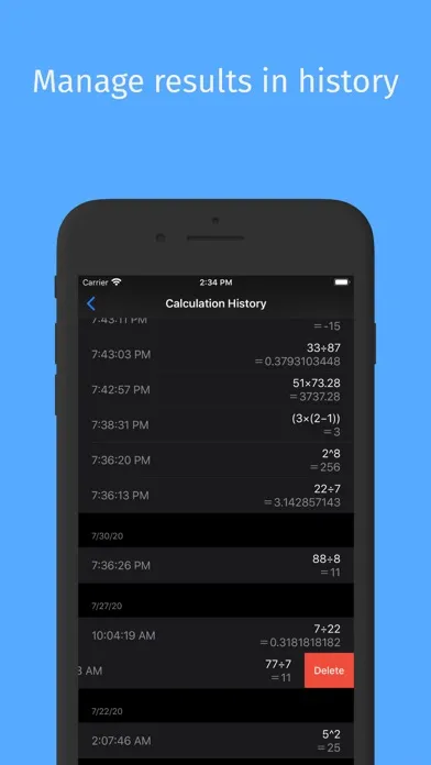 Capturas de pantalla de Calculator 42 with History PRO