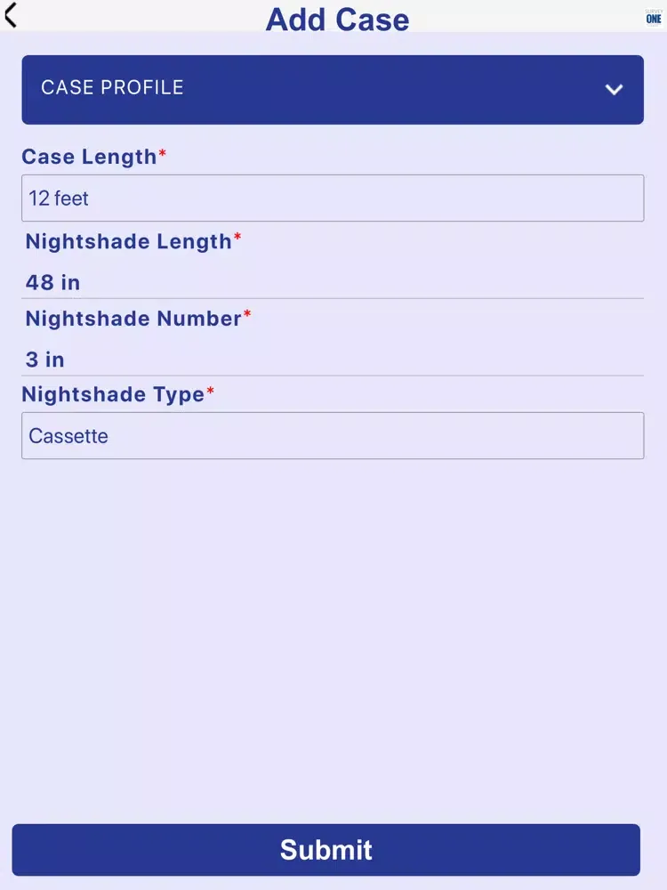 SURVEY ONE iPad  Screenshots