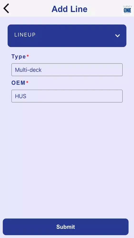 SURVEY ONE Screenshots