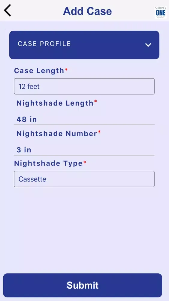 SURVEY ONE Screenshots
