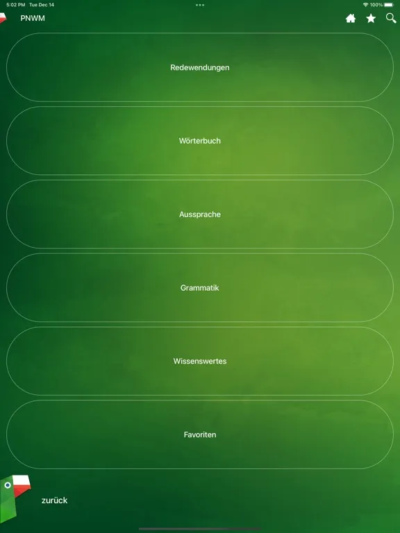 Tangkapan skrin Rozmówki Spróbuj po niemiecku iPad 
