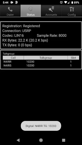 DVSwitch Mobile Ekran Görüntüleri