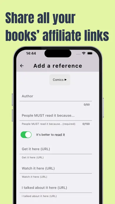 Ảnh chụp màn hình của ShiruTree : Books in Bio