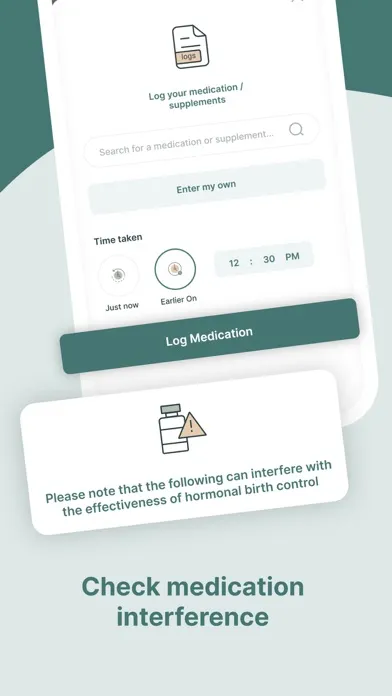 Ảnh chụp màn hình của Ease: Birth Control Reminder