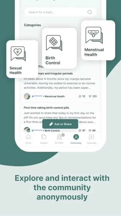 Ảnh chụp màn hình của Ease: Birth Control Reminder