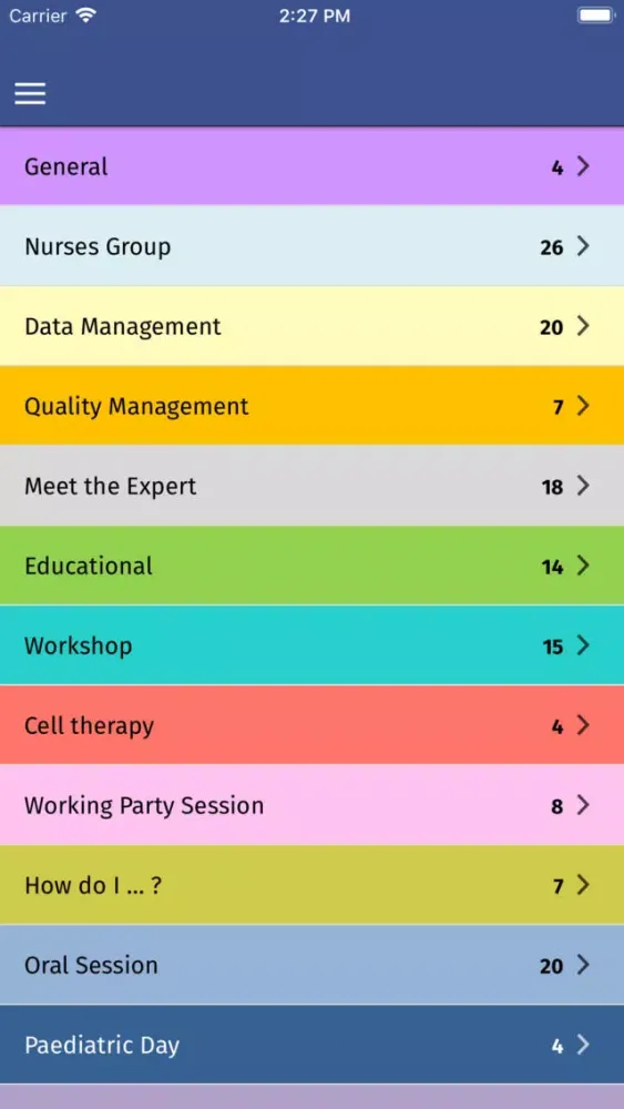 Zrzuty ekranu EBMT 2019