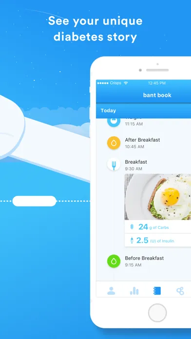 Captures d'écran de bant - Simplifying diabetes