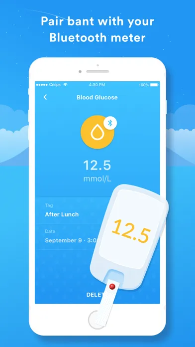 Captures d'écran de bant - Simplifying diabetes