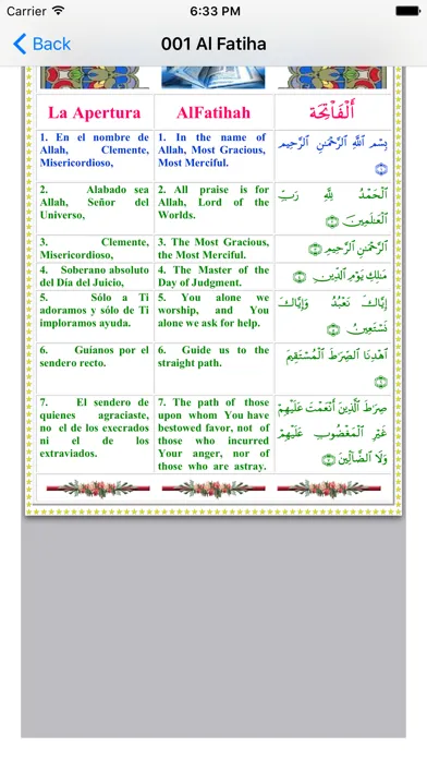 Quran in Color Spanish English Arabic應用截圖