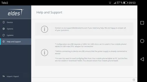 Eldes Utility tool Screenshots