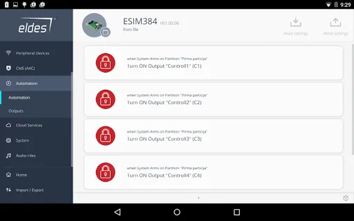 Eldes Utility tool Screenshots