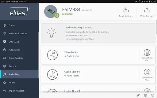 Eldes Utility tool Screenshots