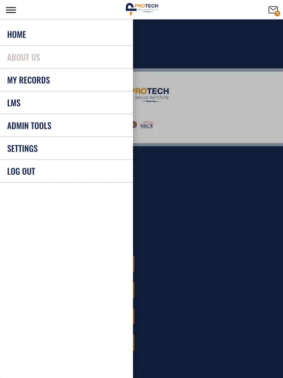 Tangkapan layar PTSI Mobile iPad 