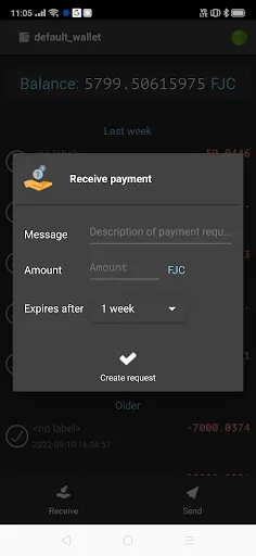Fujicoin Mobile Wallet應用截圖