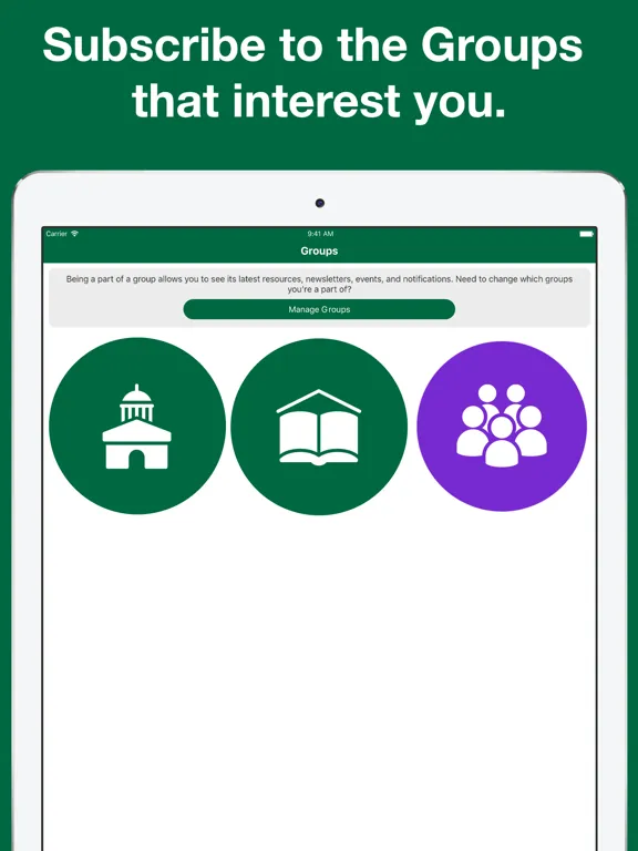 Evergreen Lutheran High School iPad  스크린샷