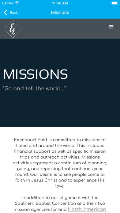 Emmanuel Enid Church 스크린샷