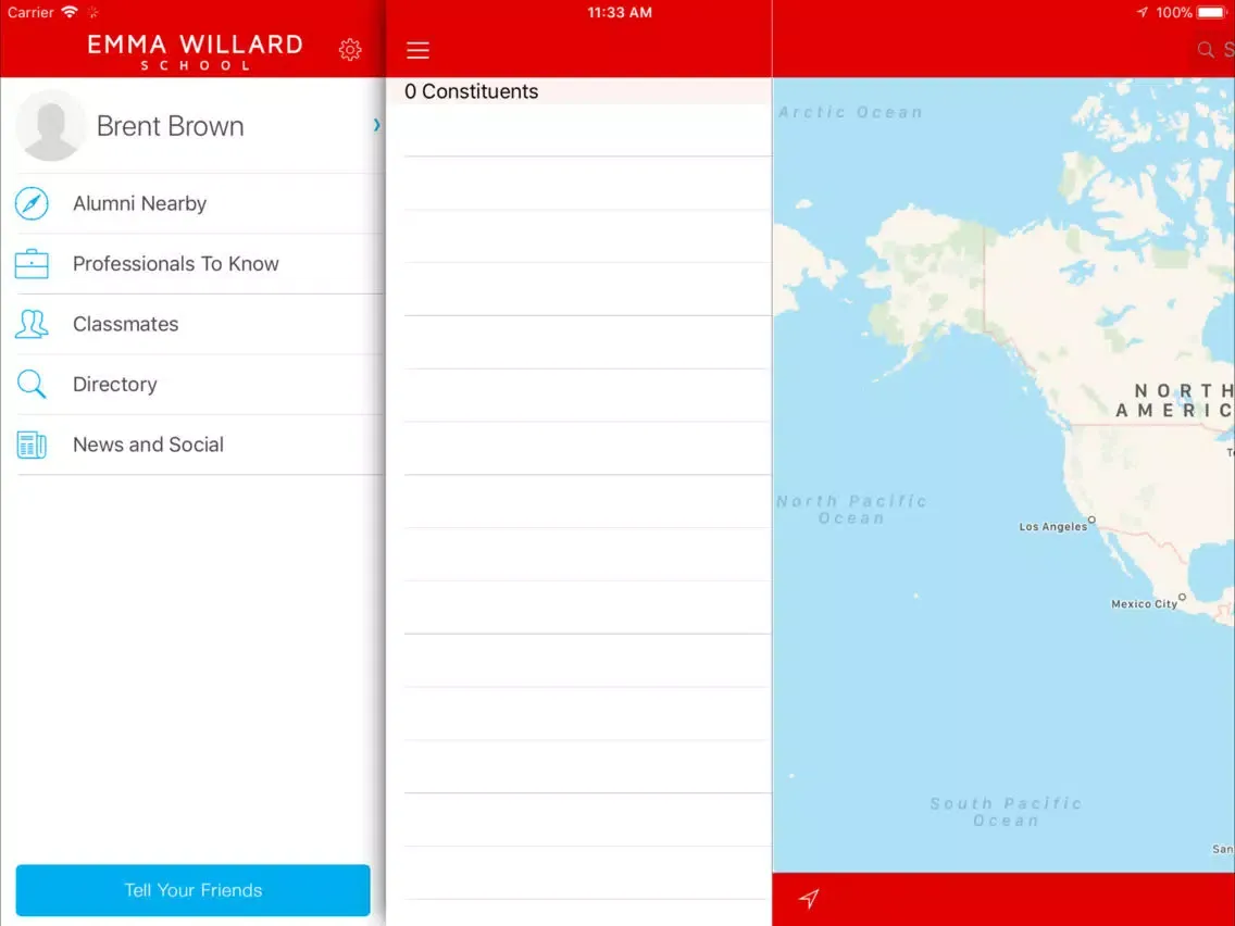 EWS - Emma Willard iPad  سکرین شاٹس