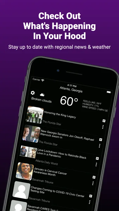 Screenshot di Empowr News