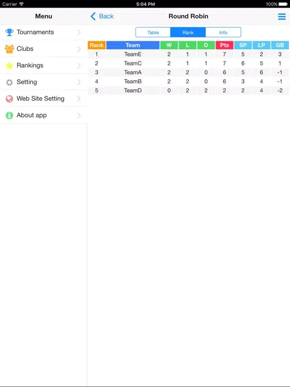 Captures d'écran de Football Tournament Maker Cloud iPad 