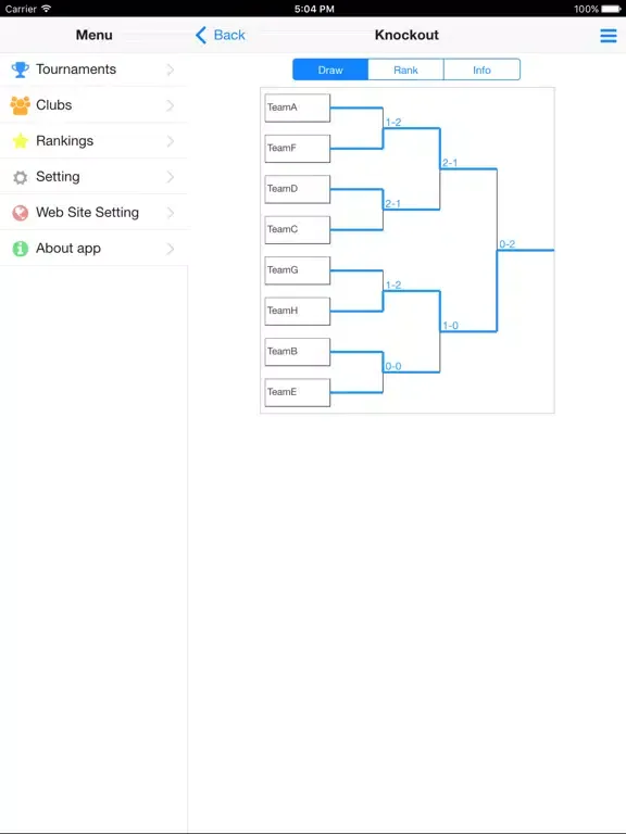 Captures d'écran de Football Tournament Maker Cloud iPad 