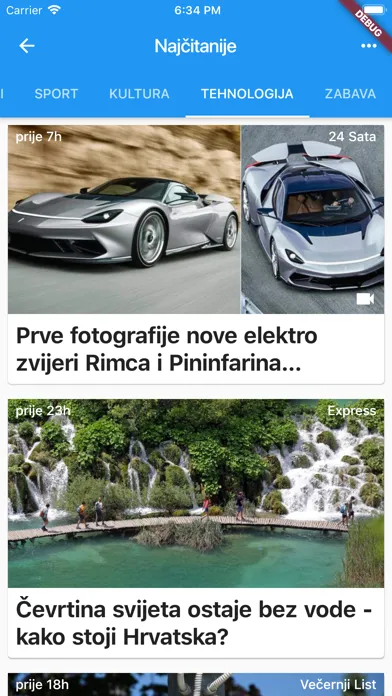 Novine HR Screenshots
