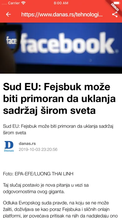 Novine SRB 스크린샷