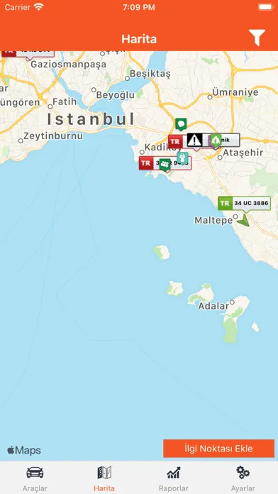 Скриншоты Turuncu Araç Takip Pro