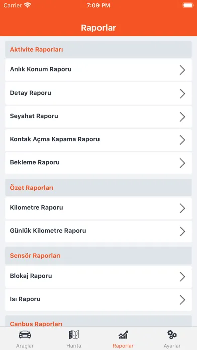 Скриншоты Turuncu Araç Takip Pro