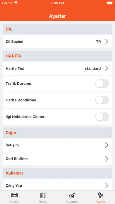 Скриншоты Turuncu Araç Takip Pro