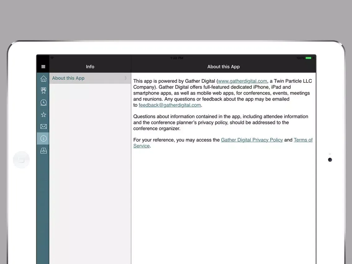 EPA 2017 Meeting iPad  Ekran Görüntüleri