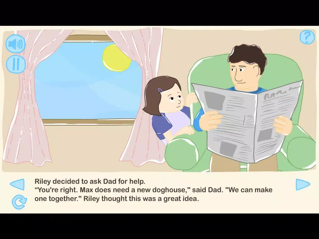 Capturas de tela do Riley and the Doghouse iPad 