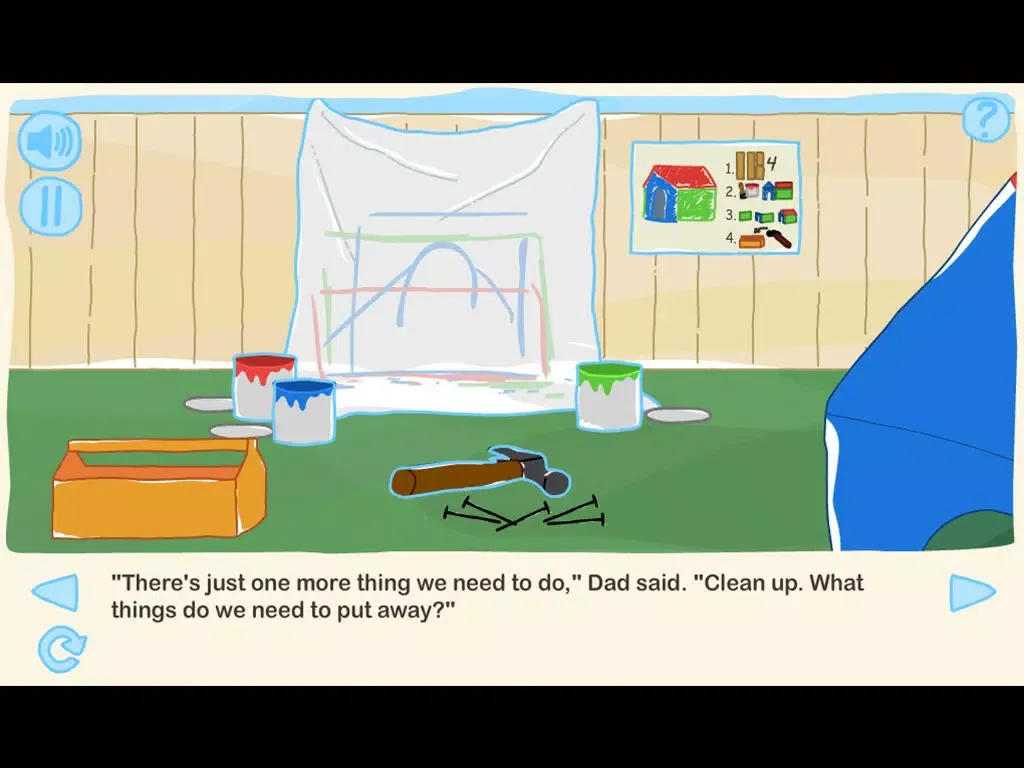 Capturas de tela do Riley and the Doghouse iPad 