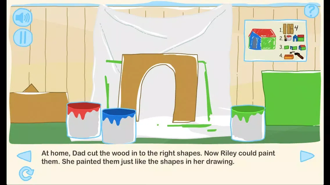 Capturas de tela do Riley and the Doghouse